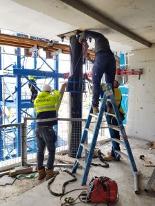 tower crane tie