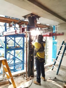 tower crane tie